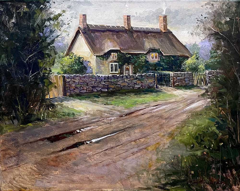 Cottage After Rain by Kirk